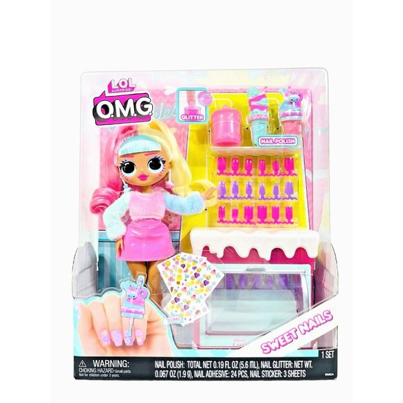 LOL Surprise! OMG Sweet Nails Candylicious Sprinkles Shop With Doll 15 Surprises - Picture 1 of 13